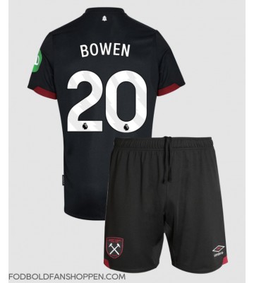 West Ham United Jarrod Bowen #20 Udebanetrøje Børn 2024-25 Kortærmet (+ Korte bukser)